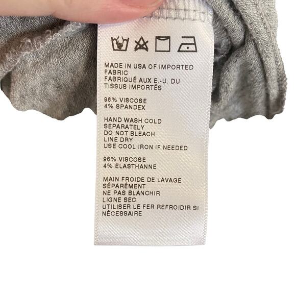 Silence + Noise Urban Outfitters Anthro Draped Twist Front Blouse S - Picture 4 of 6